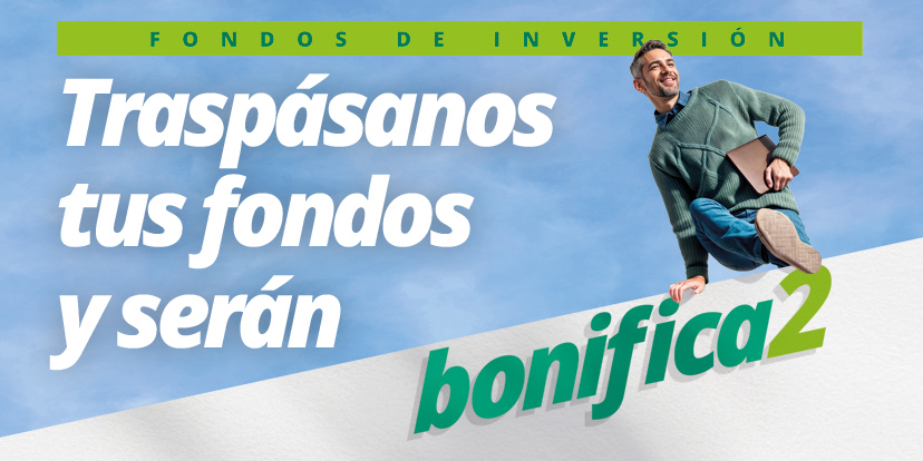 Hombre saltando sobre un muro en el que pone Bonificados.