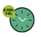reloj icono