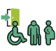 Personas con atención preferente: Embarazadas, mayores y personas con movilidad reducida.