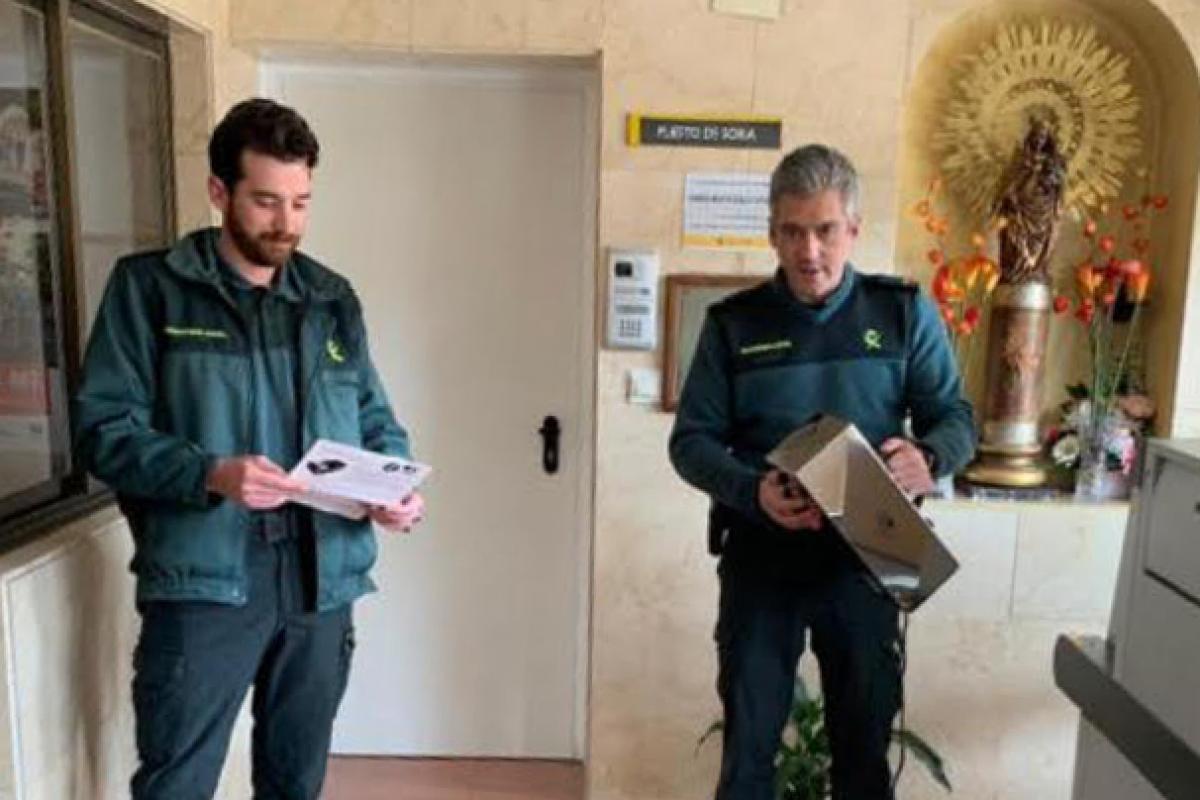 CRS dona 3 equipos ozonizadores a la Guardia Civil de Soria