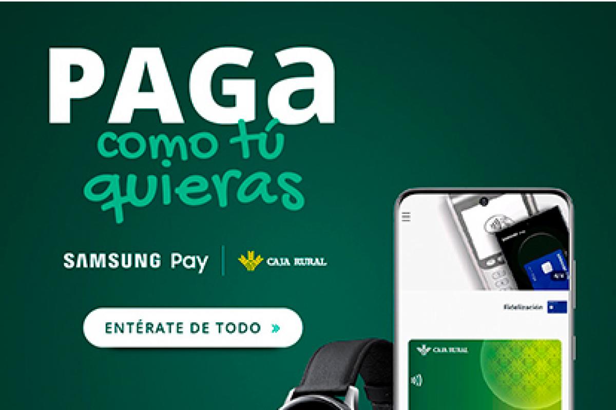Nuevo servicio de pago móvil a partir de Samsung Pay