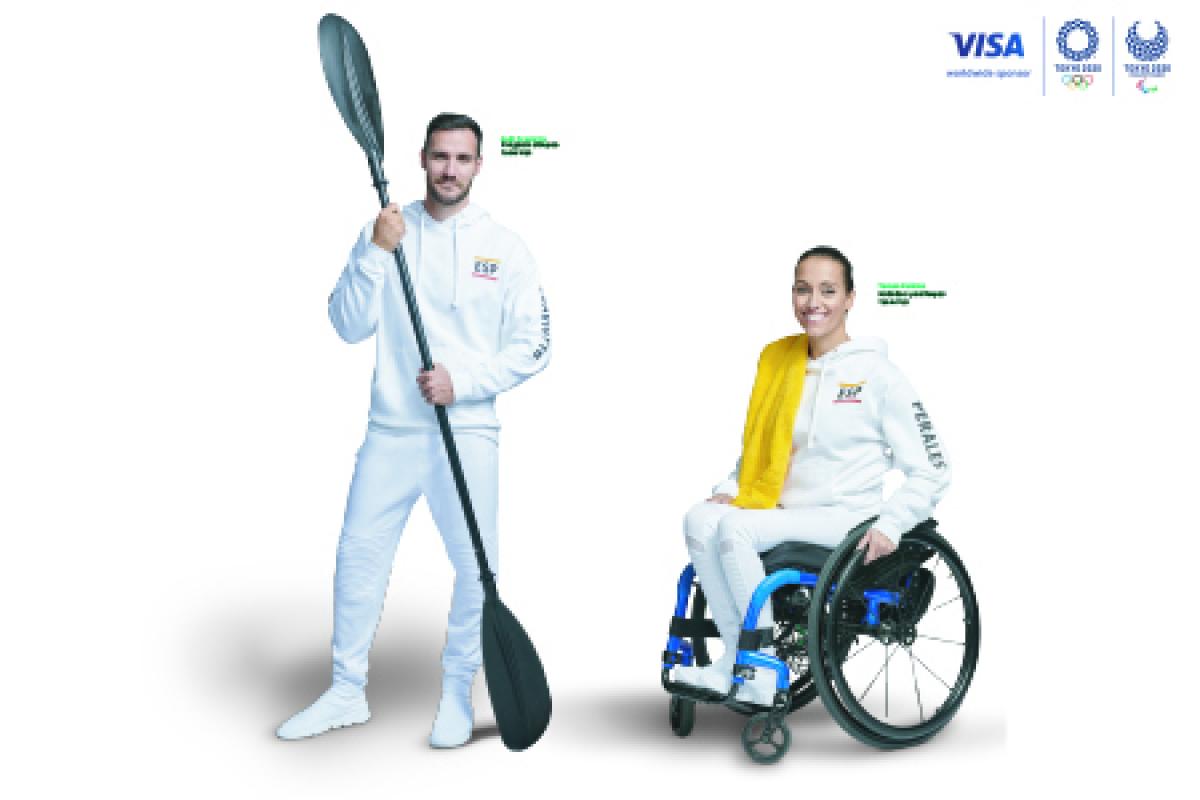  TERESA PERALES Y SAÚL CRAVIOTTO Participantes de los juegos Olímpicos y Paralímpicos de España.