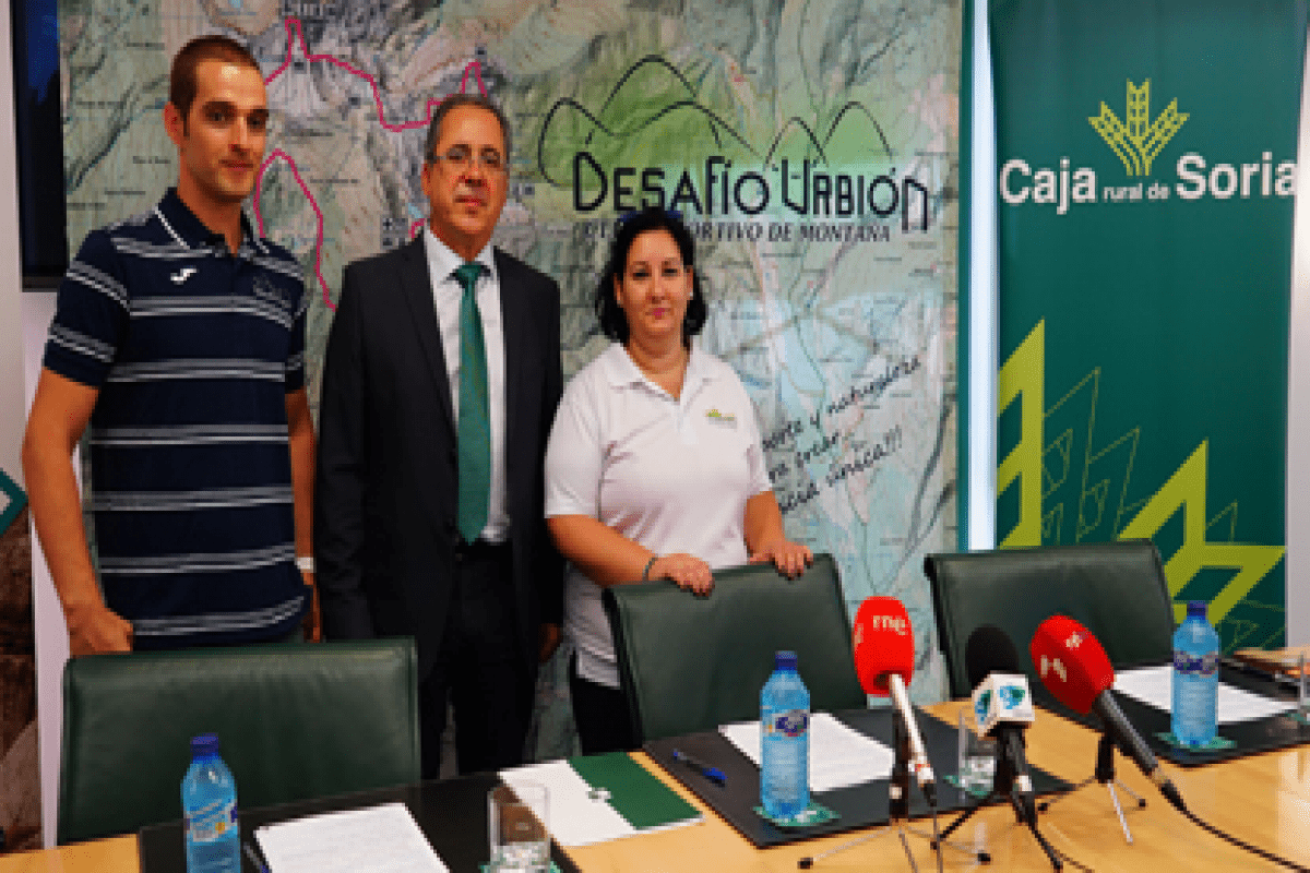 En la mañana de hoy se ha presentado de forma oficial IV Edición Desafío Urbión en la sala de Juntas de Caja Rural de Soria. 