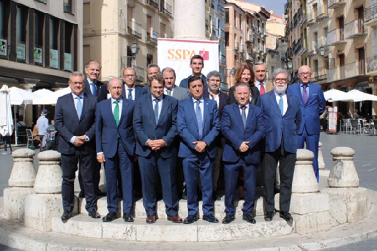nuestro presidente Carlos Martínez, participó en un encuentro en Teruel junto a la Red SSPA y las Cajas Rurales de Teruel y Globalcaja