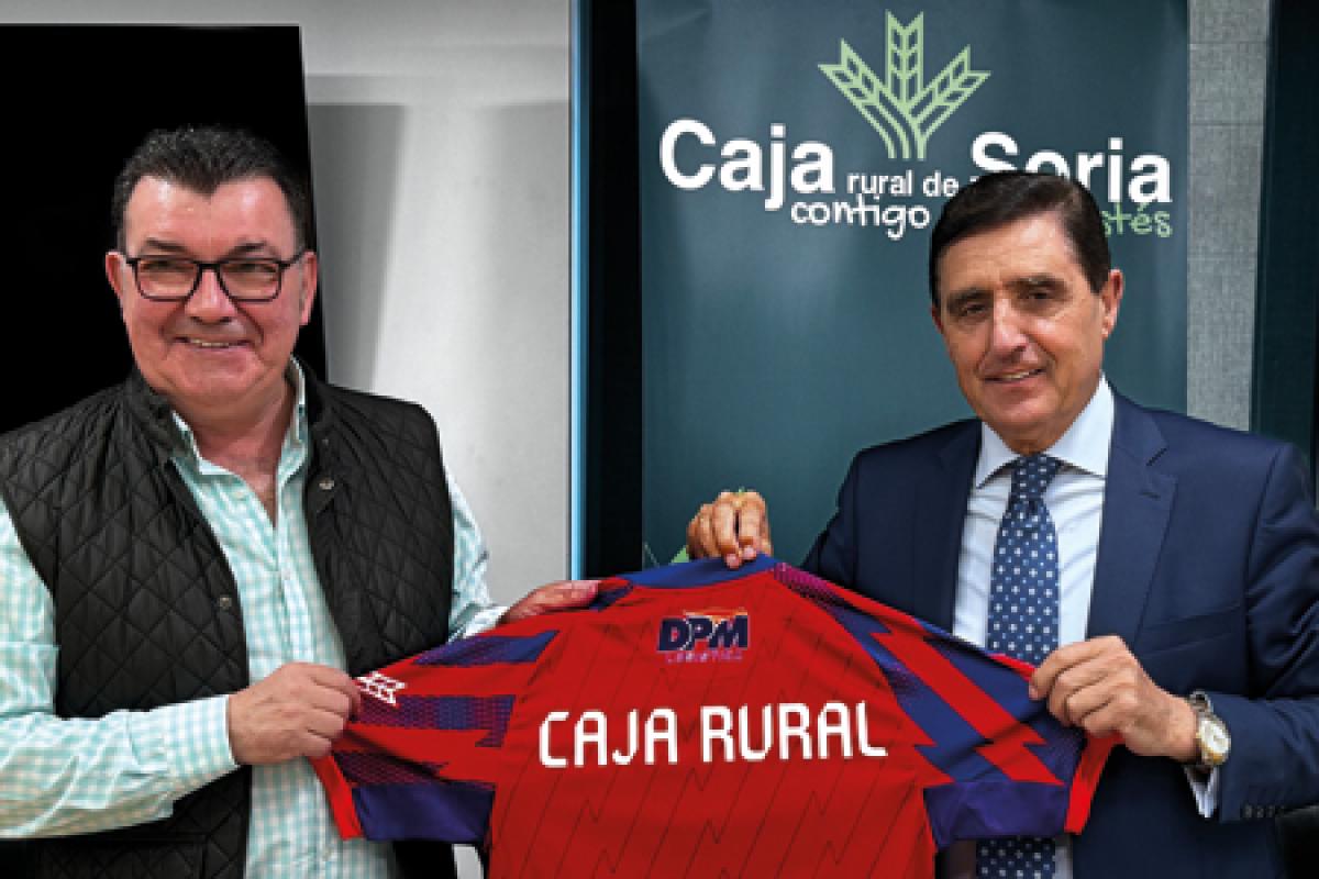Carlos Martínez Izquierdo, se ha reunido con Patricio de Pedro, presidente del C.D. Numancia.