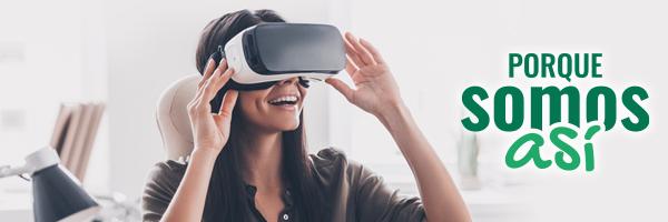 Porque somos Así Digital - mujer con gafas de realidad virtual